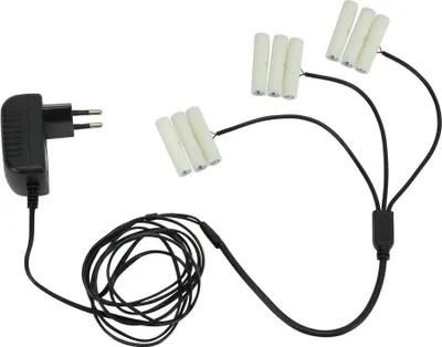 Stromadapter für Batterieartikel(3xAAA) - Batterie Eliminator - Ersetzt 3 x 3 Microbatterien