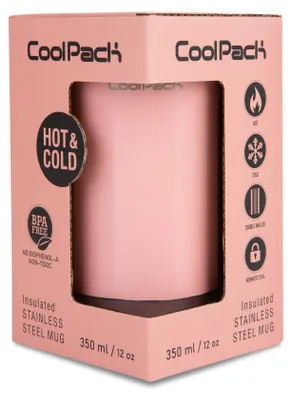 Productafbeelding van Isolatiebeker 350 ml, Coolpack, koffiemok, poederroze