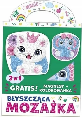 Zdjęcie produktu dla Mozaika błyszcząca 3w1 Kotek i Słonik
