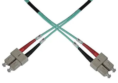 Imagen del producto de Cable de conexión óptica dúplex SC-SC, 50/125 mm, 7 metros, OM3