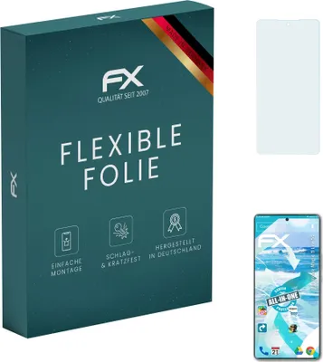 Produktbild von atFoliX FX-ActiFleX 3x Schutzfolie kompatibel mit Honor Magic 5 Lite 5G Folie