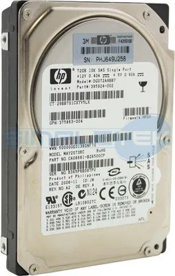 Produktbild von Festplatte, HDD, SAS, 72 GB, 2,5", HP May2073rc, DG072A9BB7, Festplattenlaufwerk, 10k, 10000 U/min