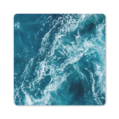 Produktbild von MuchoWow® Mauspad Mousepad Meer - Wasser - Golf 20x20 cm - Mousepads - Maus Mat - Pad - Mausunterlage - Desk Mat - Bureauartikeln