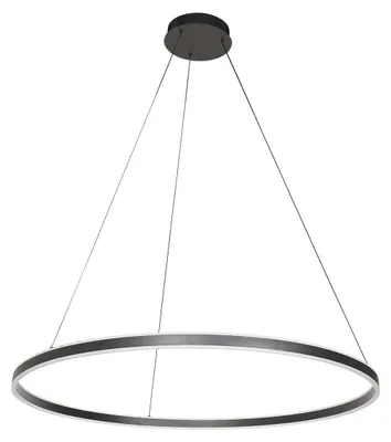 Image de Steinhauer - suspension - Ringlux - noir - métal - Ø 100cm - LED - 3676ZW