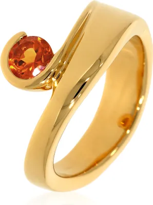 Produktbild von CBR11450, CBR11450, CBR11450, CBR11450 Ring mit 5 mm Madeira Citrin ca. 0,50 ct. gelbvergoldet XEN