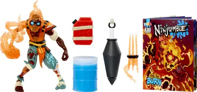 Produktbild von MGA Entertainment Ninjombie Action Figure - Scorchstrike, 4 Jahr(e), Mehrfarbig, Kunststoff