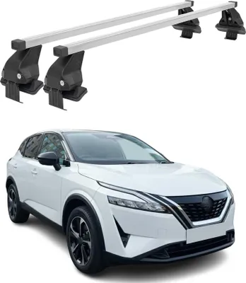 Produktbild von Menabo Dachträger Grundträger für Nissan Qashqai III J12 2021- Stahl Grau 2tlg