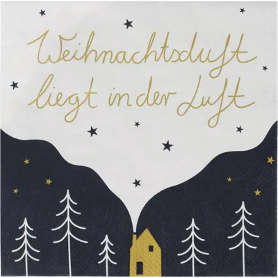 Produktbild von räder Papierservietten Weihnachtsduft 33 x 33 cm, 3-lagig, 20 Stück