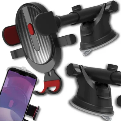 Produktbild von EDIBAZZAR | Stabile teleskopierbare Autotelefonhalterung