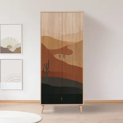Produktbild von Skye Decor, City Gardrop Desert, Kleiderstangen, Mehrfarbig, 80 x 190 x 45 cm