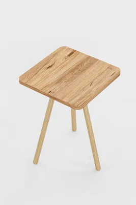 Image de Table d'appoint InterGo en pin, carrée, 34 cm