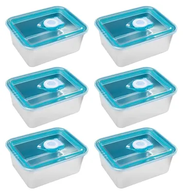 Produktbild von 1/6 Stück Edelstahl-Bento-Aufbewahrungsbox, auslaufsicher, stapelbar, Snackbehälter mit Deckel, Lunchbox