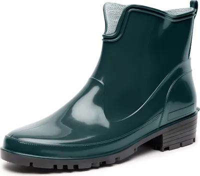 Produktbild von Ladeheid Damen Kurze Gummistiefel LA-930 (Dunkelgrün, 39)