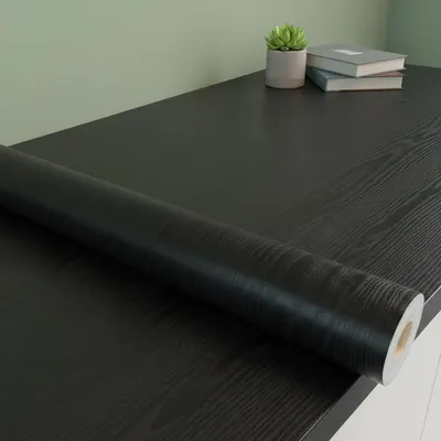 Immagine prodotto di Rotolo di adesivi autoadesivi - 60 cm x 9 m, alluminio nero