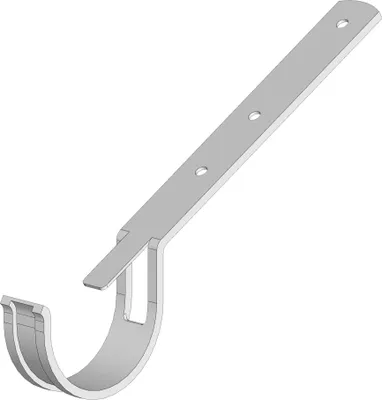 Produktbild von Dachrinne Halbrund 60mm Einzelteile | Rinneneisen Aluminium Pulverbeschichtet Weiss | Kunststoff PVC Fallrohr DN60 | Gartenhaus Carport Terasse