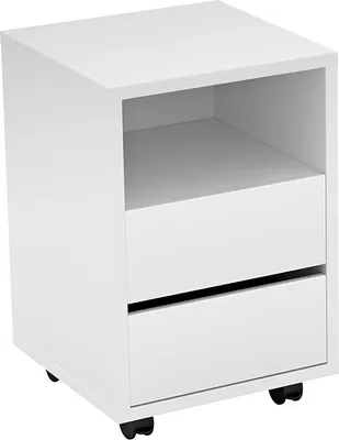 Produktbild von Furniture24 Rollcontainer Agapi Container Kommode Weiß