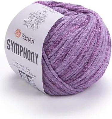 Produktbild von YarnArt Symphony 2115 – Edles Mischgarn in zartem Flieder, weich & leicht glänzend – Perfekt für elegante Strick- und Häkelprojekte!
