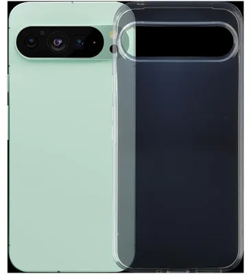 Produktbild von Mobigear Ultra-dünne, transparente Handyhülle für Google Pixel 9 – Flexible TPU-Hülle, extra dünn, Rückseite – Transparent