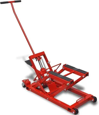 Productafbeelding van Hydraulische motorfietslift voor ATV, 680 kg, rood
