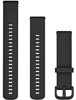 Obrázek produktu pro Garmin 010-12932-64, Kapela, Chytré hodinky, Černá, Garmin, Approach S12 Approach S40 Approach S42 Approach S44 Approach S50 D2 Air D2 Air X10 Forerunner 165..., Silikon