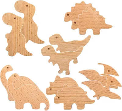 Produktbild von Knöpfe für Kinderzimmer – Set mit 12 Knöpfen mit Tiermotiven – Holzgriffe für Schränke und Türen