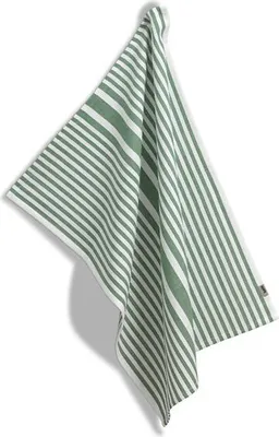 Produktbild von KELA Handtuch Cora 100% Baumwolle hellgrün/grün gestreift 70,0x50,0cm KL-12824
