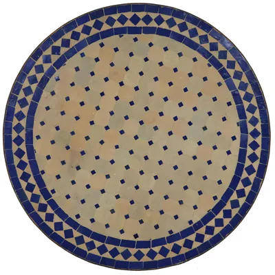 Produktbild von Gartentisch Rund 100cm, Mosaiktisch