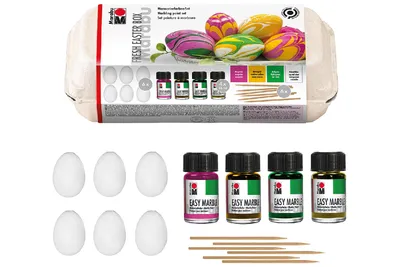 Obrázok produktu pre Marabu 1305000000098 Marabu Marmorierfarben-Set easy marble "Fresh Easter Box"