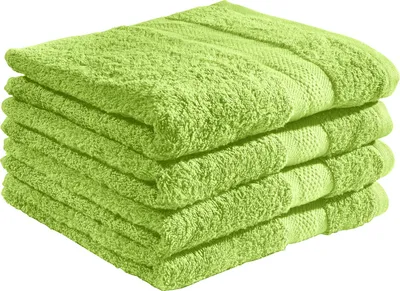 Produktbild von REDBEST Duschtuch Chicago" 4er-Pack apfelgrün 70x140 cm"