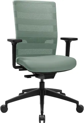 Produktbild von Drehstuhl Sitness Airwork - mint Armlehnen Universalrollen.