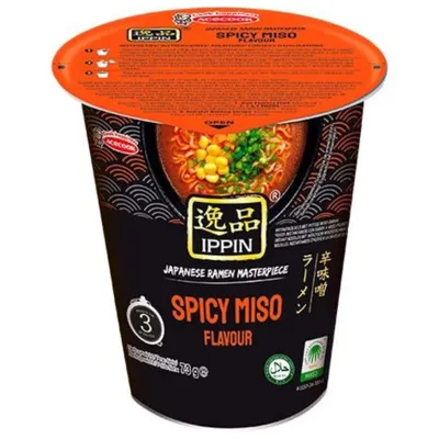 Produktbild von Acecook Ippin Instantnudeln Ramen Spicy Miso Cup 73g