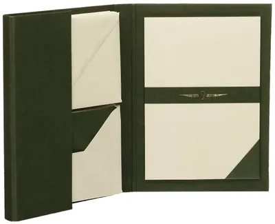 Produktbild von RÖSSLER Briefpapiermappe Paper Royal Geri gefüllt chamois DIN A5