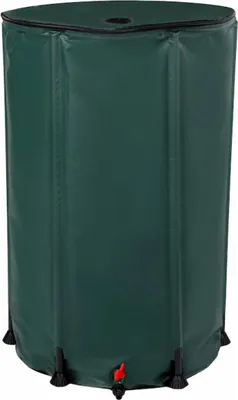 Produktbild von floraworld Faltbare Regentonne 250 L, 60 x 90 cm, grün -