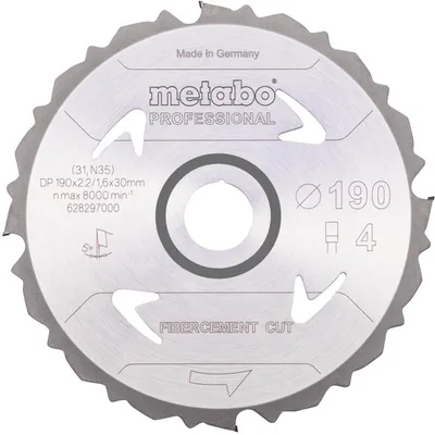 Zdjęcie produktu dla Metabo 628297000, Uniwersalne, 19 cm, 3 cm, 1,6 mm, 2,2 mm, Metabo