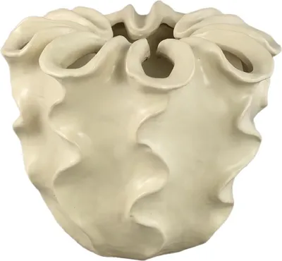 Produktbild von PTMD - Rudie Vase - Beige - 32,5 x 32,5 x 28 cm