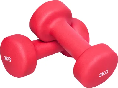 Produktbild von GORILLA SPORTS® Neopren Kurzhanteln - 2er Set, 2x3kg, rutschfest - Hanteln, Gewichte, Hantelset, Dumbbells, Gymnastikhanteln, Fitness