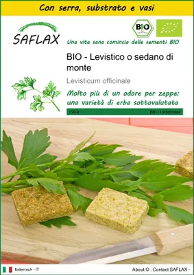 Immagine prodotto di SAFLAX Insieme di coltivazione -- Levistico o sedano di monte - 100 semi - Levisticum
