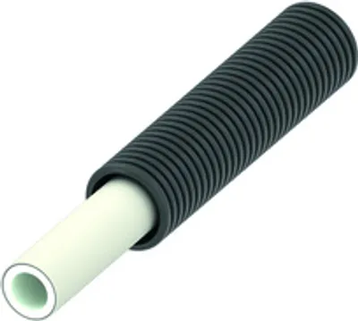 Produktbild von TECEflex Verbundrohr PE-Xc/Al/PE-RT Dim. 16, im Wellschutzrohr, Rolle 75 m