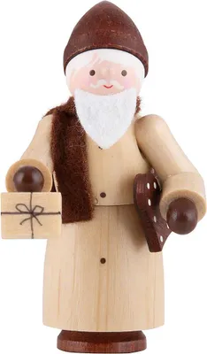 Immagine prodotto di Miniatura natalizia di Babbo Natale altezza naturale circa 6,5 cm NUOVO