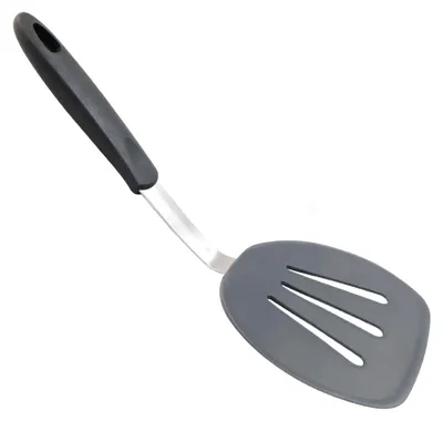 Silikon-Spatel mit Schlitzen, 31x15 cm, hitzebeständig bis 230 °C