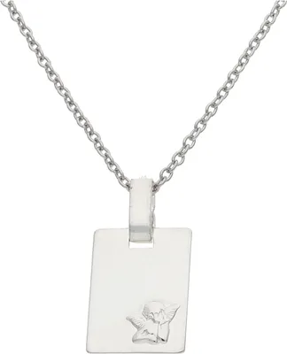 Produktbild von JuwelmaLux Anhänger Schutzengel Gravurplatte 925/000 Silber, rhodiniert JL30-02-4695
