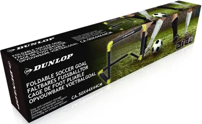 Image de But de football avec filet pliable 50x44x44cm DUNLOP