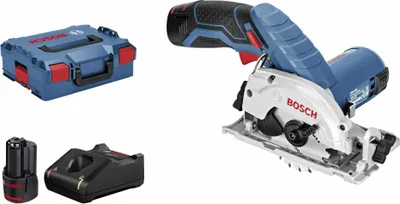 Produktbild von Akku-Kreissäge GKS 12V-26, 2 x Akku GBA 12V 3.0Ah in L-BOXX