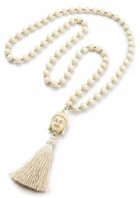 Produktbild von Lange Kette Nepal mit Buddha und Quaste von collezione alessandro
