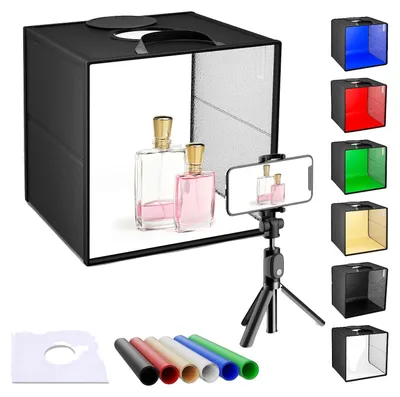 Productafbeelding van Fotostudio lichtbox, met instelbare helderheid, draagbaar ontwerp, 30X30CM