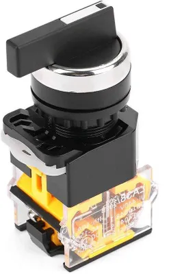 Zdjęcie produktu dla Obrotowy mini-przełącznik 22 mm, 3 pozycje, długi