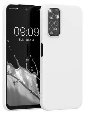 Produktbild von kwmobile Handyhülle für Xiaomi Redmi Note 11 / Note 11S Hülle - TPU Case - Kabelloses Laden - Schutzhülle Cover in Weiß matt