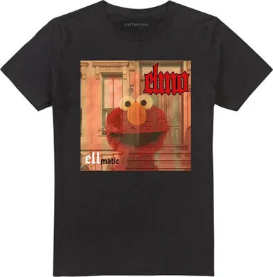 Image de Sesame Street - T-shirt "Ellmatic" pour homme/femme Unie TV21096 (XL) (Noir)