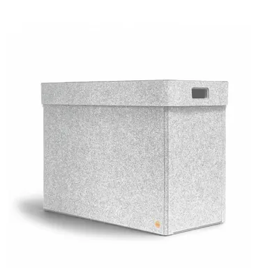 Produktbild von Aufbewahrungsbox CLASSIC Filz 75 x 37 x 55 cm mit Deckel in hellgrau meliert