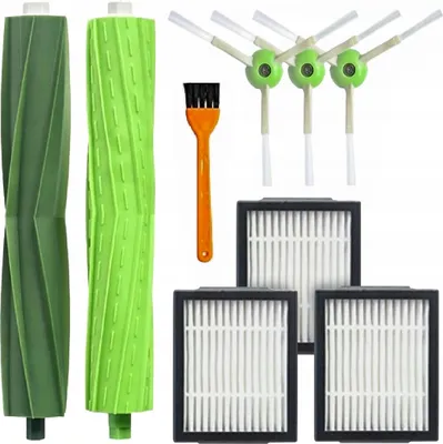 Image de Kit pour iRobot Roomba E5 E6 E7 I7 I3+ I4+ I6+ I8 J7+ filtre à brosse